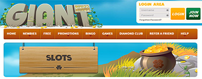 Giant Bingo Slots and Bonuses Powered by Cassava